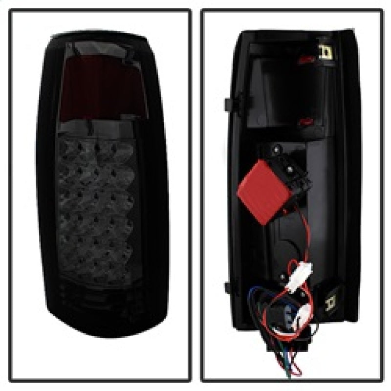SPYDER 9032752 xTune Yukon Denali 99-00 LED Tail Lights w/ 3rd LED Brake Light Smoked ALT-JH-CCK88-LED-SET-SM