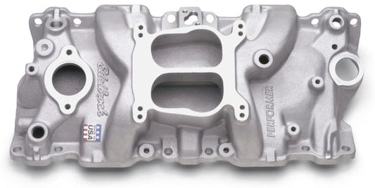 Edelbrock EDE2104 SBC Performer Q-Jet Manifold - 262-400