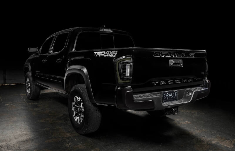 ORACLE Lighting 5911-504-T Oracle Lighting 16-23 Gen 3 Toyota Tacoma Black Series Flush Style LED Tail Lights