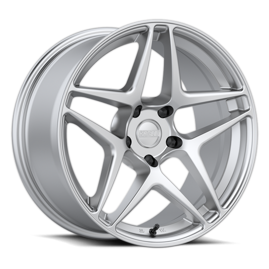Kansei K15H-189512+22 K15H Astro 18x9.5in / 5x114.3 BP / 22mm Offset / 73.1mm Bore - Hyper Silver Wheel