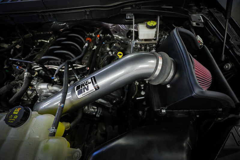 K&N Engineering 77-2616KC K&N 2021+ Ford F-150 V8-5.0L F/I High Flow Performance Intake Kit