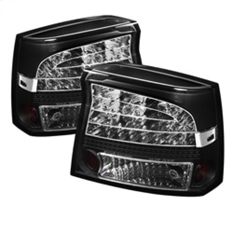 SPYDER 5031662 Spyder Dodge Charger 09-10 LED Tail Lights Black ALT-YD-DCH09-LED-BK
