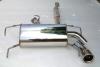 Invidia HS08SW5GT3 08+ WRX Hatch Q300 Single Rolled SS Cat-back Exhaust