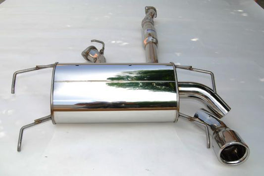 Invidia HS08SW5GT3 08+ WRX Hatch Q300 Single Rolled SS Cat-back Exhaust