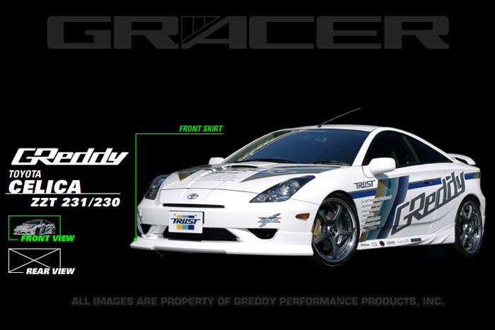 GReddy 17010092 03-05 Toyota Celica Front Lip Spoiler