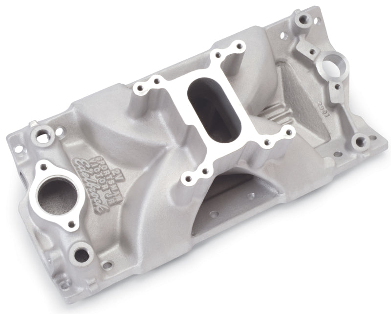 Edelbrock EDE2901 SBC Victor Jr. Sportsman Manifold - 2 Barrel