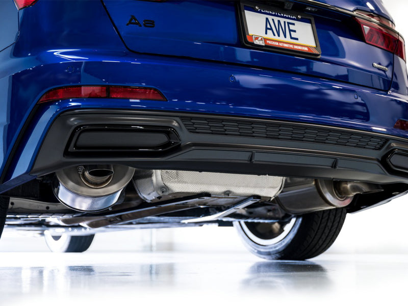 AWE Tuning 3015-31003 AWE Audi 2019-2023 C8 A6/A7 3.0T Touring Edition Cat-back Exhaust- Turn Downs