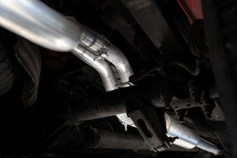 MBRP S5021BLK 2019+ Chevrolet Silverado 1500 / 2019+ GMC Sierra 1500 Alum. 3in Armor Black Cat-Back Exhaust