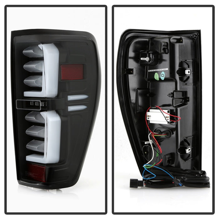 SPYDER 5000286 Spyder GMC Sierra 19-20 Incandescent Bulb Model Only LED Tail Lights - Black ALT-YD-GS19-LED-BK
