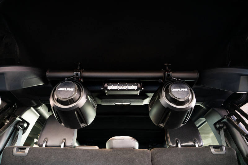 DV8 Offroad BRSB-01 21-22 Ford Bronco 4dr Rear Speaker & Light Mount Bar