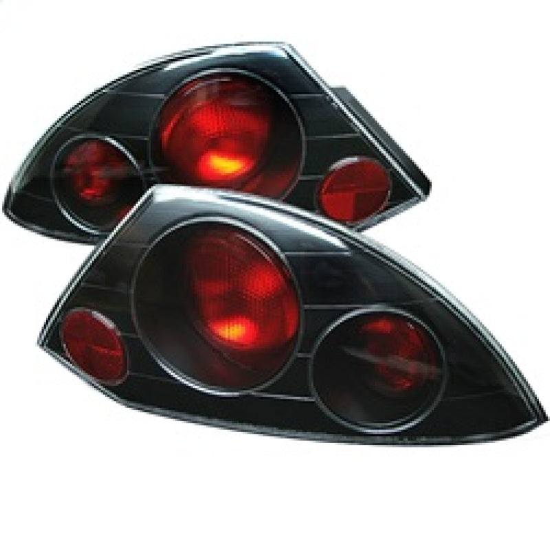 SPYDER 5006288 Spyder Mitsubishi Eclipse 00-02 Euro Style Tail Lights Black ALT-YD-ME00-BK