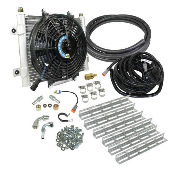 BD Diesel 1030606-1/2 Xtruded Trans Oil Cooler - 1/2 inch Cooler Lines