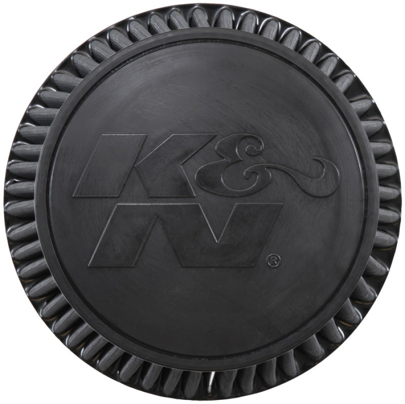 K&N Engineering RU-5177HBK K&N Universal Rubber Filter-Round Tapered 6in Flange ID x 9in Base OD x 6.625in Top OD x 7.5in H