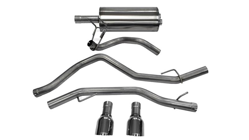 CORSA Performance 14405 Corsa 2009-2018 Dodge RAM 1500 4.7L Quad/Crew Cab/Short Bed Polished Dual Exit Cat-Back Exhaust