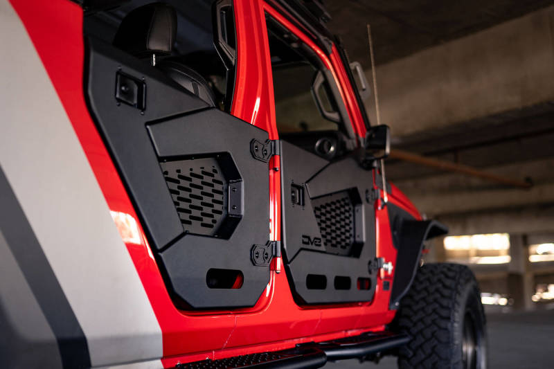 DV8 Offroad HDJL-02R 18-22 Jeep Wrangler JL/JT Spec Series Half Doors - Rear Set