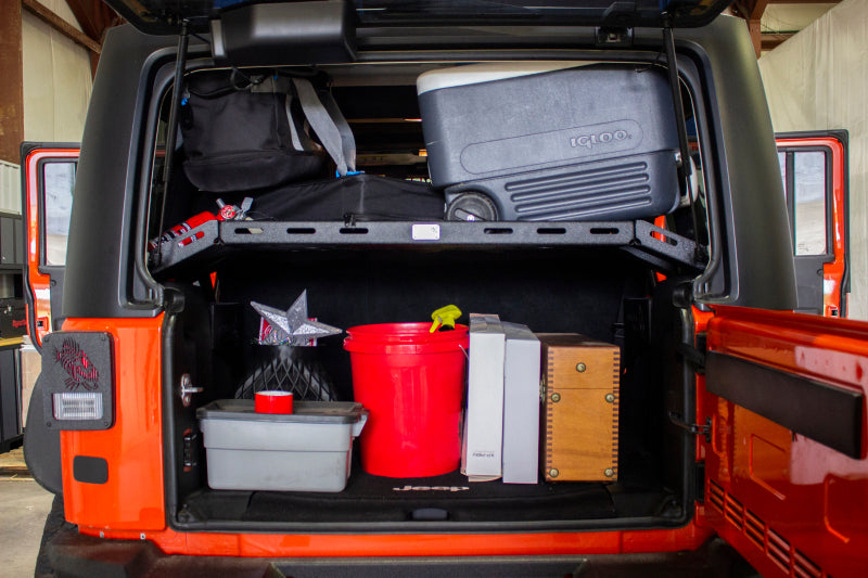 Fishbone Offroad FB25116 07-18 Jeep Wrangler JK 4 Door Fisbone Offroad Interior Storage Rack