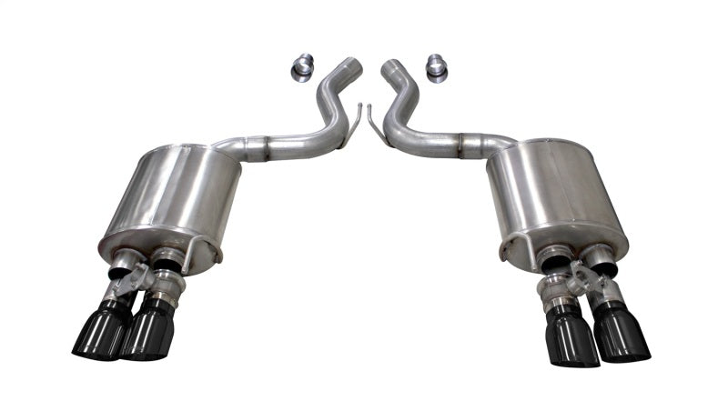 CORSA Performance 21002BLK Corsa 2018-2023 Ford Mustang GT Fastback 5.0L 3in Sport Axle-Back Exhaust w/ 4in Black Tips