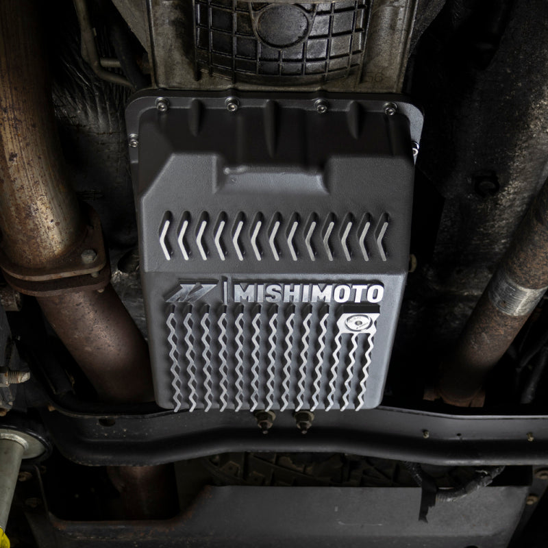 Mishimoto MMTP-F2D-89 89-10 Powerstroke E4OD 4R100 5R110 Trans Pan Cast GR