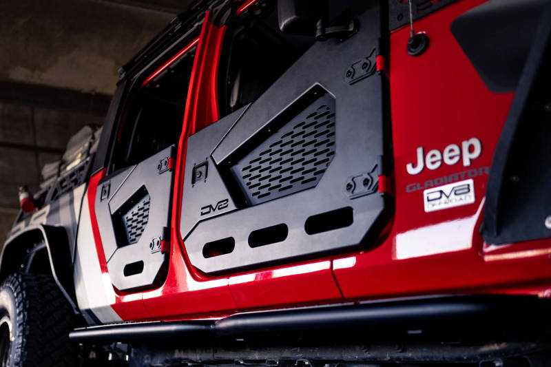 DV8 Offroad HDJL-02F 18-22 Jeep Wrangler JL/JT Spec Series Half Doors - Front Set