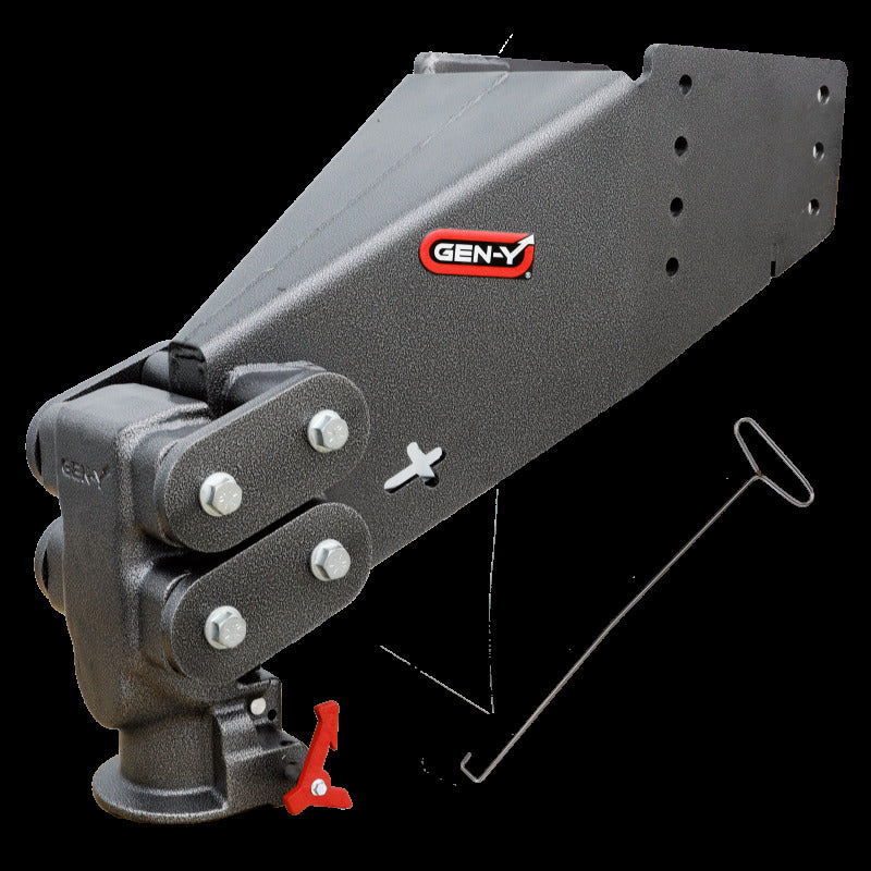 GEN-Y Hitch GH-8056AL Gen-Y Executive Torsion-Flex Auto Rhino 5th Wheel Pin Box Rep w/Gooseneck 2-5/16in Coupler