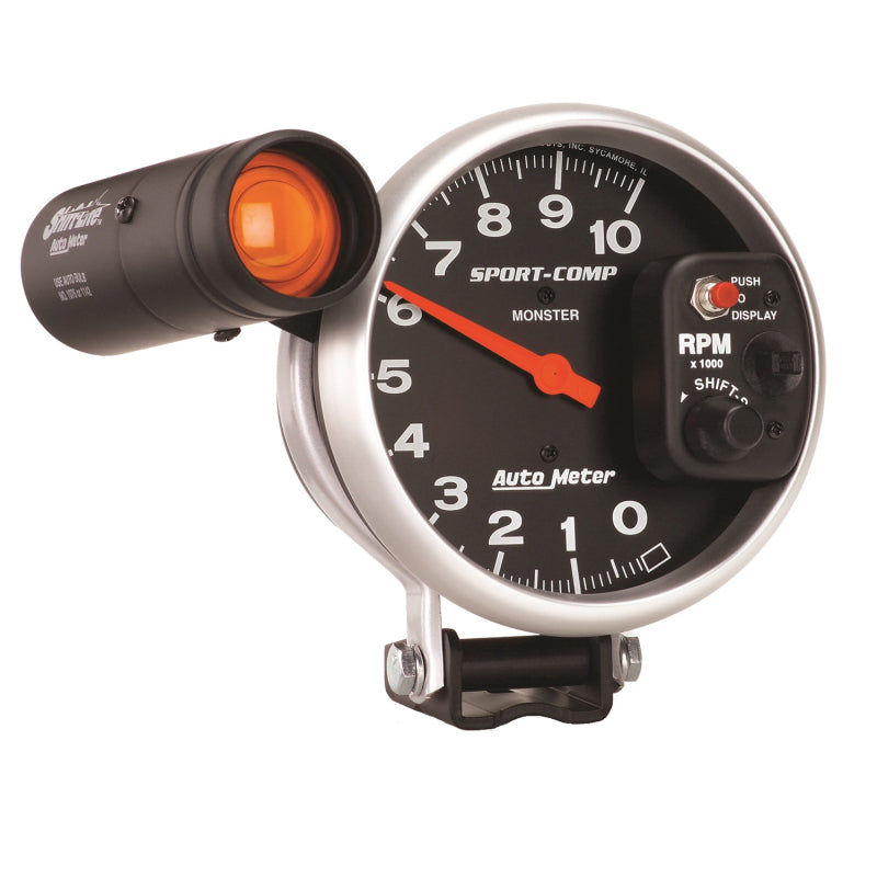 AutoMeter 3904 Autometer Sport-Comp 5 inch 10K RPM Shift Light Tach