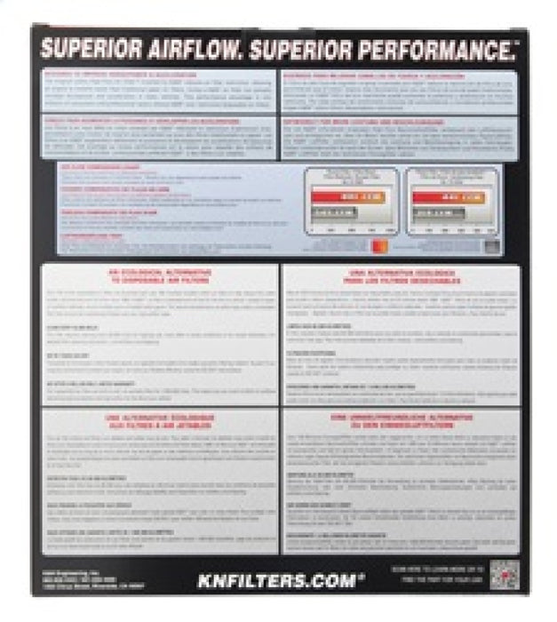 K&N Engineering 33-5085 K&N 17-18 Alpha Romeo Giulia 2.9L V6 F/I Replacement Panel Air Filter