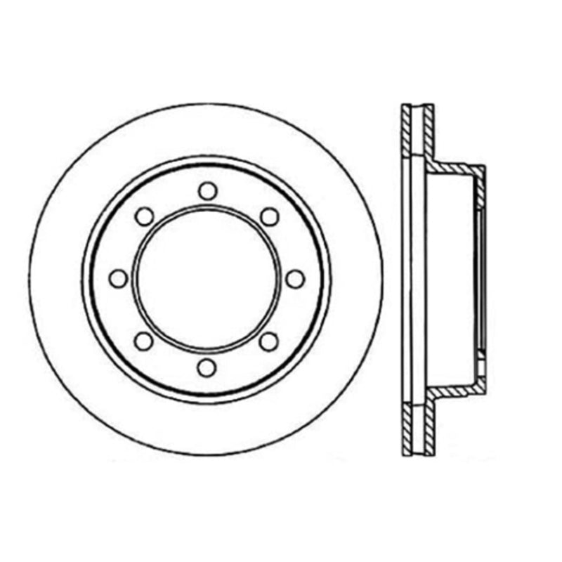 Stoptech 120.65053CRY Performance Brake Rotor