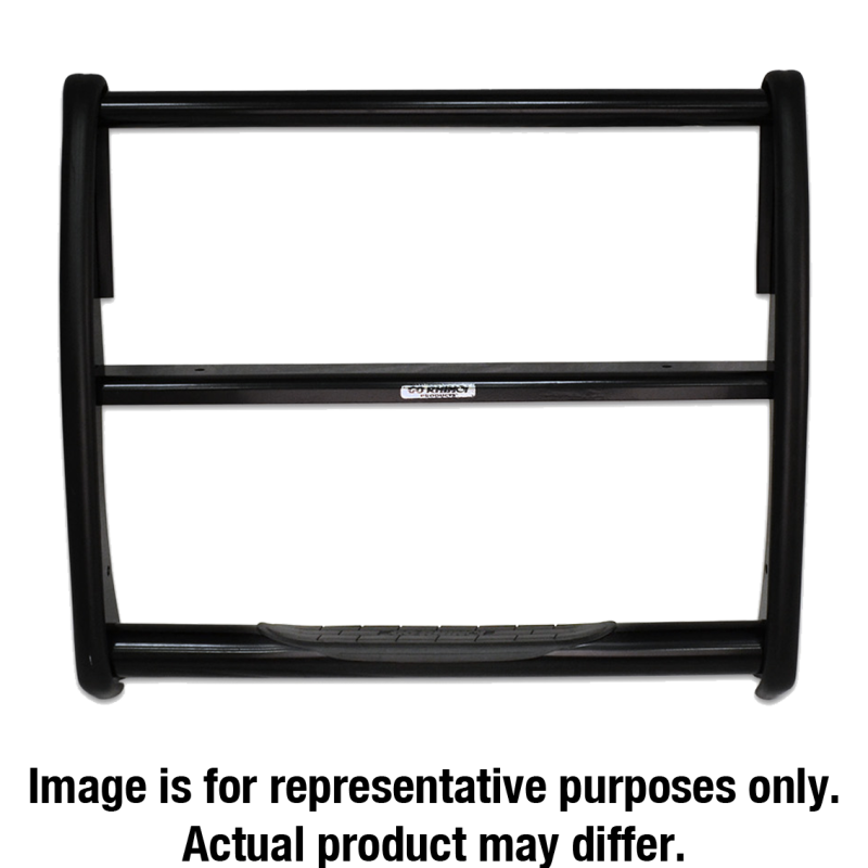 Go Rhino 3324B 08-14 Ford E-250/E-350 Econoline Van 3000 Series StepGuard - Black (Grille Guard Only)
