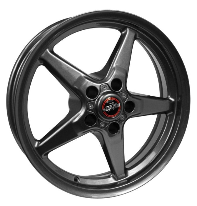Race Star 92-770147G 92 Drag Star Bracket Racer 17x7 5x4.50bc 4.25bs Metallic Gray Wheel