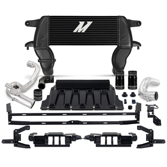 Mishimoto MMINT-BR23-21HKBKP 21+ Bronco 2.3L High Mount INT Kit BK Core P Pipes