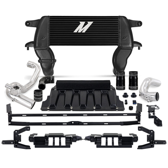 Mishimoto MMINT-BR23-21HKBKP 21+ Bronco 2.3L High Mount INT Kit BK Core P Pipes