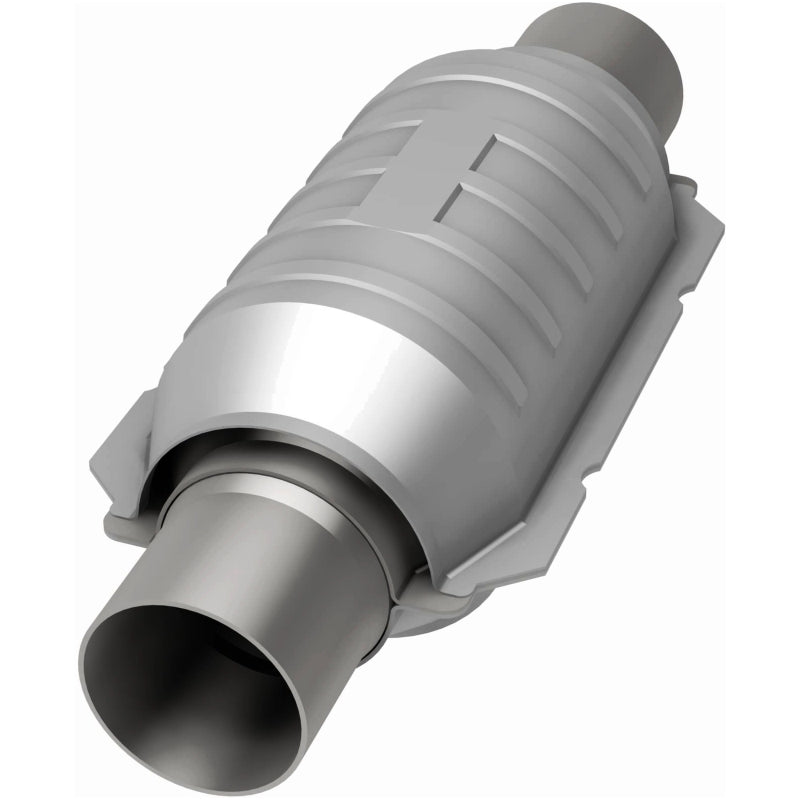 Magnaflow 99209HM MagnaFlow Conv Univ 3in Inlet/Outlet Center/Center Round 9in Body L x 5.125in W x 13in Overall L