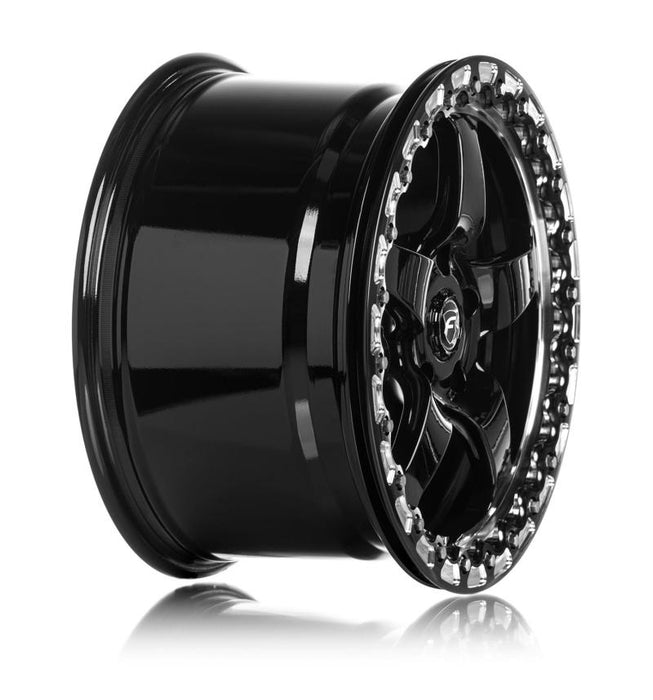Forgestar F00170067P50 D5 Beadlock 17x10 / 5x114.3 BP / ET50 / 7.5in BS Gloss Black Wheel