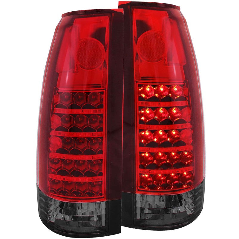 ANZO 311157 1999-2000 Cadillac Escalade LED Taillights Red/Smoke