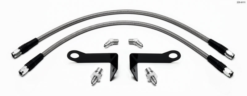 Wilwood 220-9111 Flexline Kit Front 2005-08 Ford Mustang w/ SL4 or SL6 Caliper