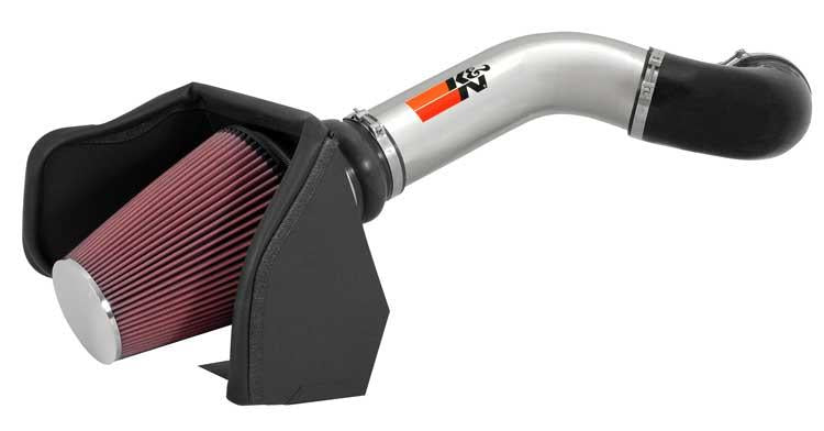 K&N Engineering 77-3021KP K&N 99-04 Chevy Silverado V8-4.8/5.3L Polished High Flow Performance Kit
