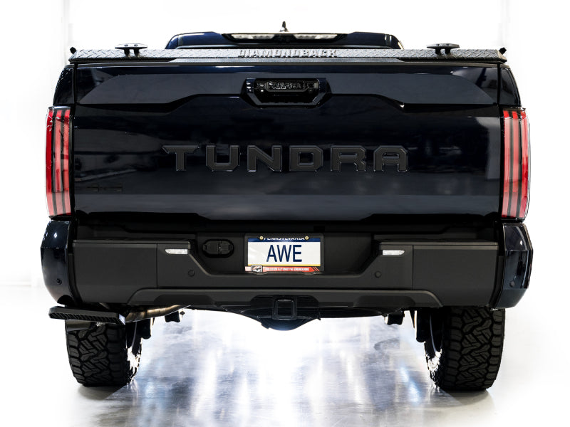 AWE Tuning 3015-33063 AWE 0FG Exhaust for 3rd Gen Toyota Tundra - Dual Diamond Black Tips