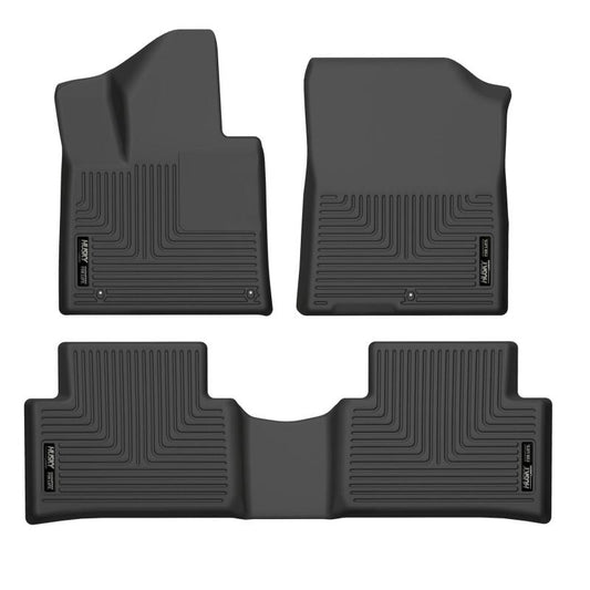 Husky Liners 95841 21-22 Kia Sorento WeatherBeater Front & 2nd Seat Floor Liners - Black