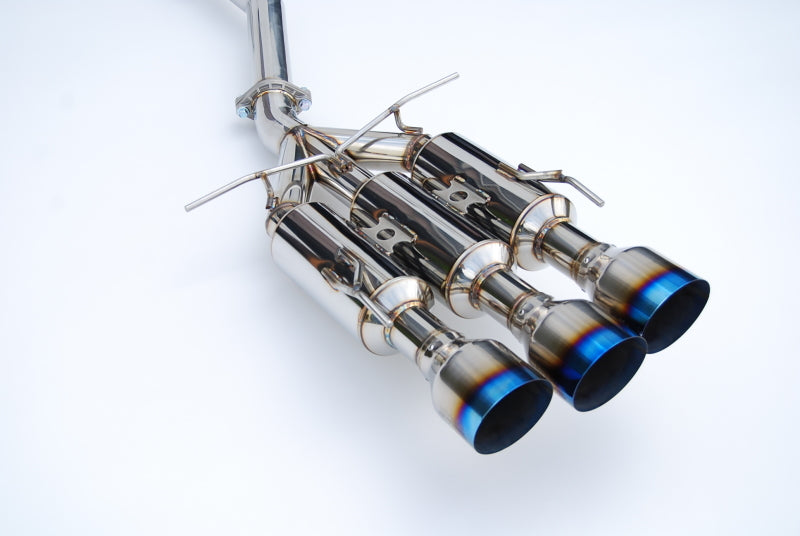 Invidia HS17CS47GM3ST 17+ Honda Civic SI Sedan Gemini Triple Titanium Tip Cat-back Exhaust