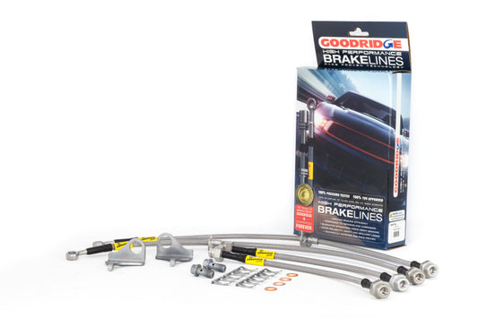 Goodridge 20114 09-14 Honda Fit (Non-EV Models) Stainless Steel Brake Line Kit