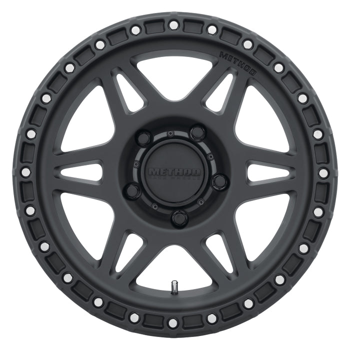 Method Wheels MR31279050512N Method MR312 17x9 -12mm Offset 5x5 71.5mm CB Matte Black Wheel