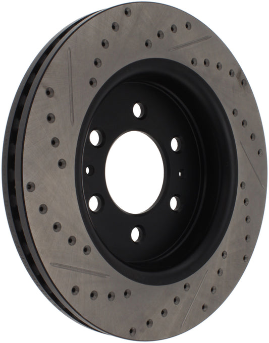 Stoptech 127.65119L StopTech Slotted & Drilled Sport Brake Rotor