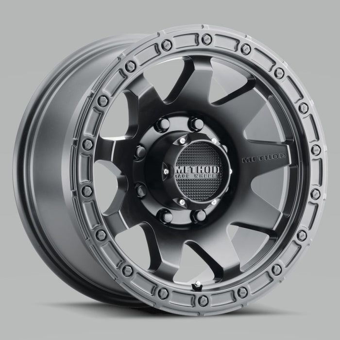 Method Wheels MR31778587500 Method MR317 17x8.5 0mm Offset 8x170 130.81mm CB Matte Black Wheel