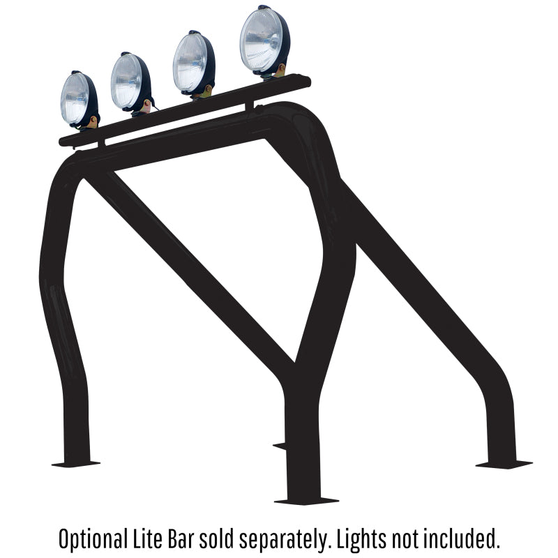 Go Rhino 9109370SSB 91-04 Chevy/GMC Sonoma Pick up RHINO! Bed Bar Complete Kit w/Main Bar + Kickers