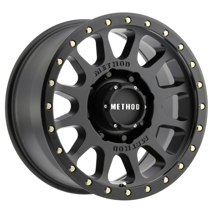 Method Wheels MR30589087518H Method MR305 NV HD 18x9 +18mm Offset 8x170 130.81mm CB Matte Black Wheel