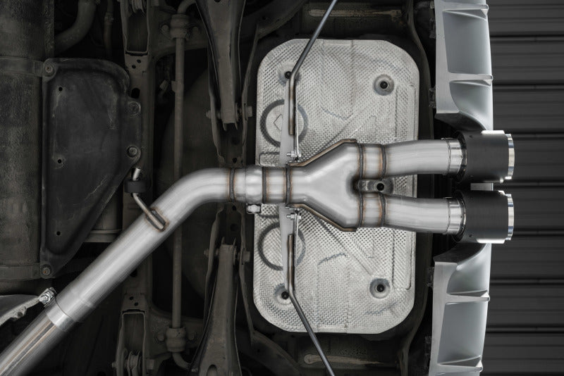 MBRP S47053CF 2019+ Hyundai Veloster Turbo Cat Back - T304 Stainless - Carbon Fiber Tip