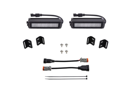 Diode Dynamics DD7418 2022 Toyota Tundra SS6 LED Fog Light Kit - White Wide