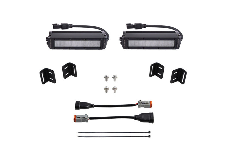 Diode Dynamics DD7418 2022 Toyota Tundra SS6 LED Fog Light Kit - White Wide