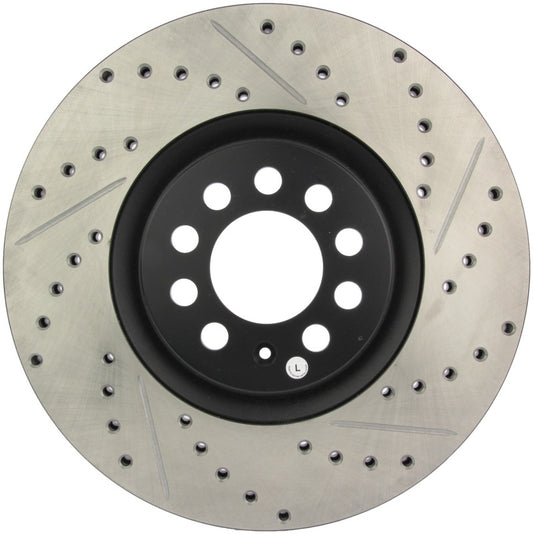 Stoptech 127.33062L StopTech Slotted & Drilled Sport Brake Rotor