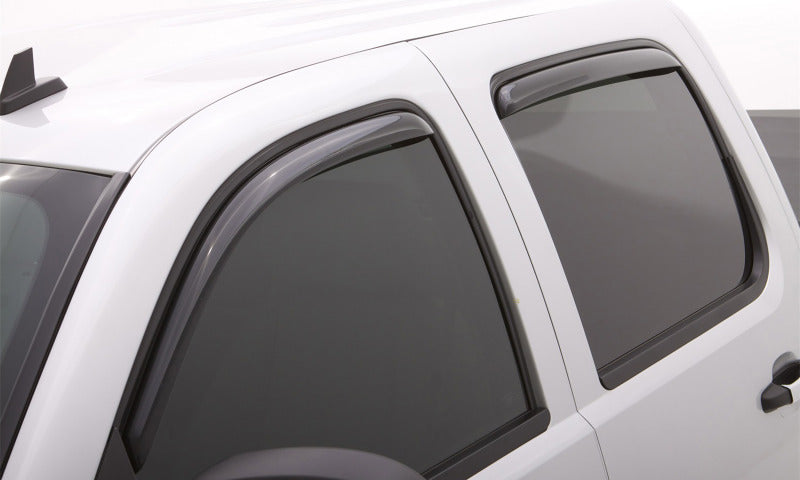 LUND 184977 Lund 2017 Nissan Titan Crew Cab Ventvisor Elite Window Deflectors - Smoke (4 Pc.)